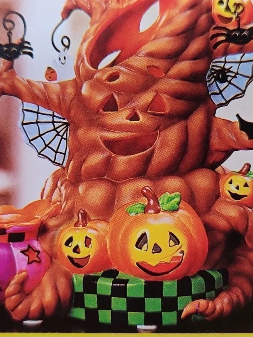 PartyLite Haunted Tealight Tree Candle Holder Halloween Spiders Ghost Bats